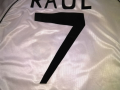 Реал Мадрид футболна тениска домакини 1998 г. №7 Раул размер Л, снимка 8