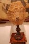 стара лампа дърво и канап, снимка 3
