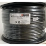 Микрокоаксиален кабел RG59 + 2x0,75mm Черен 100м, снимка 2