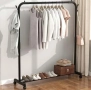 Щендер стойка за закачалка за дрехи и обувки стомана, снимка 1