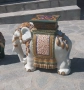Старинни Слонове Поставки, снимка 3