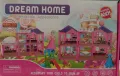 Сглобяема голяма къща за кукли с мебели и фигурки 062343, снимка 1