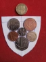 Кралски герб /щит/- Великобритания. Лот монети., снимка 1