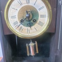Стар настолен механичен часовник, снимка 7 - Антикварни и старинни предмети - 39617109