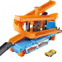 Hot Wheels Камион Автовоз Писта 1 Колa Повдигащ Изстрелващ Механизъм, снимка 3 - Коли, камиони, мотори, писти - 39362589