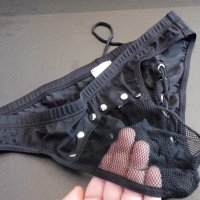 SvenJoiment underwear L луксозен мъжки слип с прозираща мрежа, снимка 1 - Бельо - 41984117