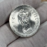 10 шилинга 1966 г UNC, Ирландия - сребърна монета, снимка 3 - Нумизматика и бонистика - 42493140