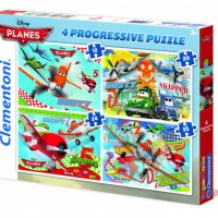 Clementoni - Kids Puzzle 4 in 1 Disney Planes 21505, снимка 1 - Игри и пъзели - 35899997