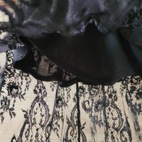 Черна рокля с дантела H&M , снимка 3 - Рокли - 44247087