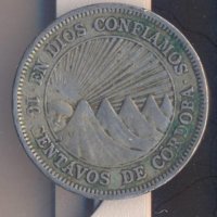 Никарагуа 10 сентавос 1962 година, снимка 2 - Нумизматика и бонистика - 34810992