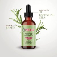 Mielle Organics Rosemary Mint Scalp & Hair Strengthening Oil, заздравява при косопад, розмарин, снимка 4 - Продукти за коса - 39701605