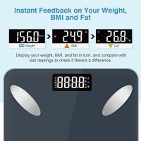 Смарт кантар- везна анализатор от 1 BY ONE Bluetooth Body Smart Scale, снимка 5 - Други - 41907946