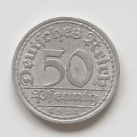 50 пфенинга 1921 Германия, снимка 1 - Нумизматика и бонистика - 44303038