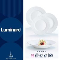 НОВ ! Неразпечатван СЕРВИЗ за ХРАНЕНЕ Luminarc  CADIX - 18 части, снимка 1 - Сервизи - 41483696