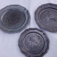 Немски чинии за стена с ловни мотиви, снимка 5 - Антикварни и старинни предмети - 38374564