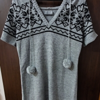 Дамска блуза плетена, снимка 1 - Блузи с дълъг ръкав и пуловери - 36064000