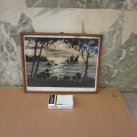 Стара картина  Край  Варна   Подпис, снимка 7 - Антикварни и старинни предмети - 42676470