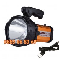 Акумулаторен МОЩЕН LED прожектор DAT AT-238, водоустойчив, LED фенер , снимка 1 - Къмпинг осветление - 39612369