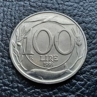 Монета 100 лири 1993 г. Италия - перфектно качеството, топ цена !, снимка 7 - Нумизматика и бонистика - 35938576