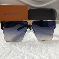 -22 % разпродажба Louis Vuitton 2023 висок клас дамски слънчеви очила маска Мъжки Унисекс, снимка 2 - Слънчеви и диоптрични очила - 38999588
