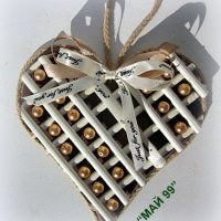 Дървено сърце, снимка 5 - Романтични подаръци - 39210854