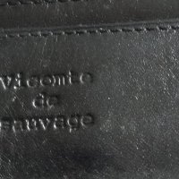 Vicomte de Sauvage марково портмоне естествена кожа 195х95ммм, снимка 7 - Портфейли, портмонета - 41045893