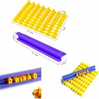 ПЕЧАТ ЗА БИСКВИТИ С ЦИФРИ И БУКВИ - код 2953, снимка 5 - Форми - 34142895