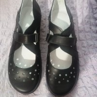 Дамски кожени обувки, снимка 3 - Дамски ежедневни обувки - 42001415