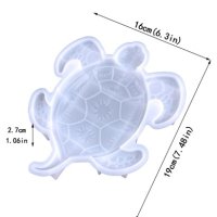 3D Гигант костенурка силиконов молд форма фондан гипс, снимка 3 - Форми - 41270482