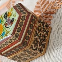 Малка дървена кутийка, Сирия, снимка 4 - Антикварни и старинни предмети - 40890525