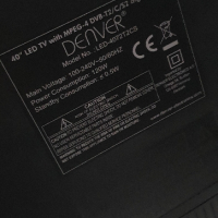 DENVER LED-4072T2CS40” UHD 4K LED телевизор с троен тунер -, снимка 2 - Телевизори - 44550172