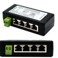 4 Port Poe Switch Injector 4Порта DC Мрежови IP Камери NVR 4х Портов Суич от които 4х Порта POE 9~48, снимка 6 - IP камери - 41310850