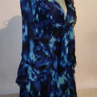 Елегантна рокля в синьо на Asos р-р М , снимка 5 - Рокли - 42614526