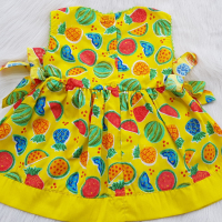Нова детска рокля "Плодчета" 18 месеца, снимка 5 - Бебешки рокли - 36345933