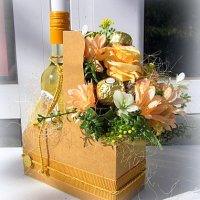 Подаръчна сладка кошничка, снимка 3 - Подаръци за юбилей - 42292315