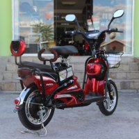 Електрически скутер-велосипед EBZ16 500W - RED, снимка 4 - Мотоциклети и мототехника - 41827656