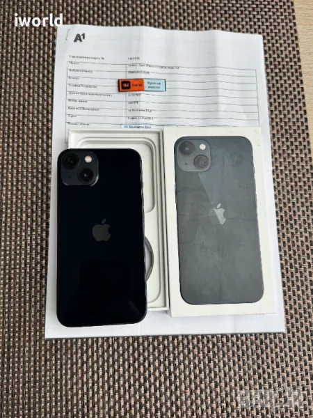 100% батерия❗️ ГАРАНЦИЯ❗️ iPhone 13 Лизинг от 40лв/м ❗️ midnight ❗️ 128гб black ❗️ черен ❗️, снимка 1