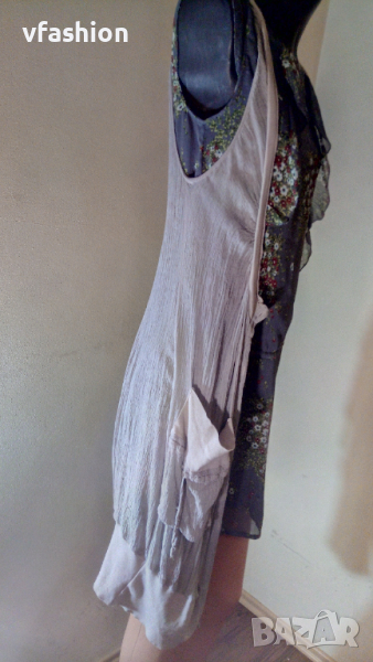 Ефирна дамска жилетка /дълъг елек/, снимка 1