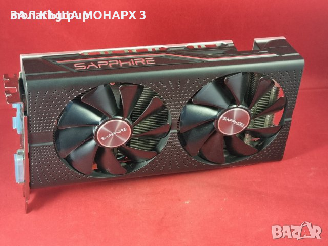 Видео карта SAPPHIRE PULSE RADEON RX 580 8GB GDDR5 DUAL HDMI DVI-D DUAL DP W-BP UEFI, снимка 1