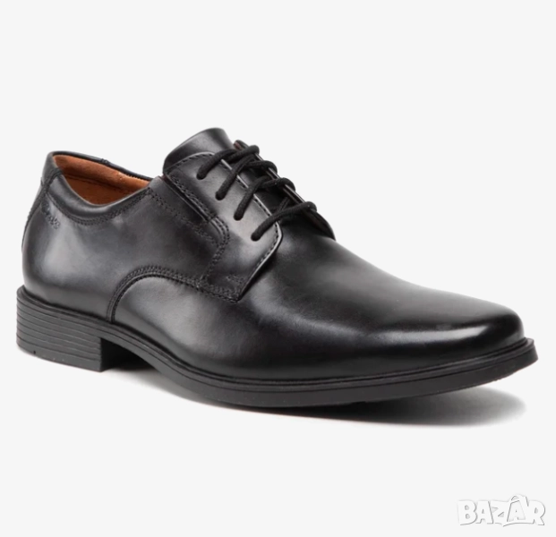 кожени официални обувки Clarks TILDEN PLAIN номер 40, снимка 1