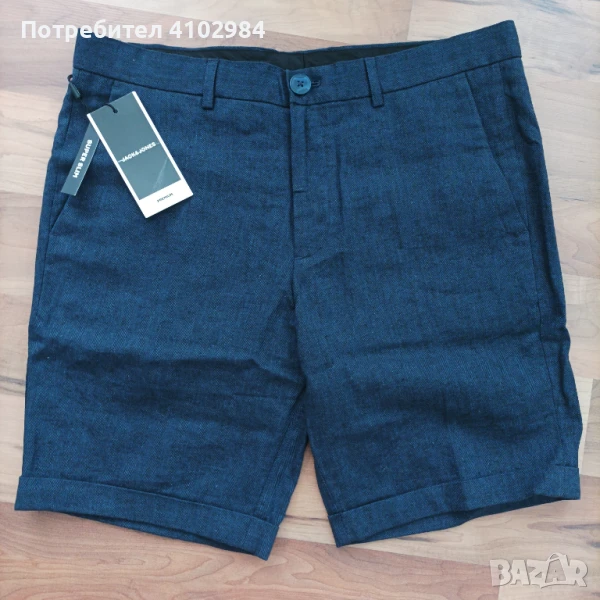 Лен и памук Jack&Jones къси панталонки , снимка 1