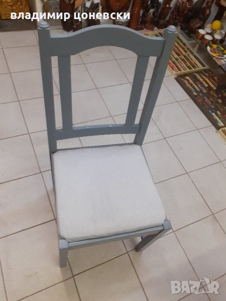 Стол от масивна дървесина с дамаска, снимка 1