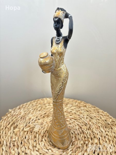 Статуетка Африканска жена, снимка 1