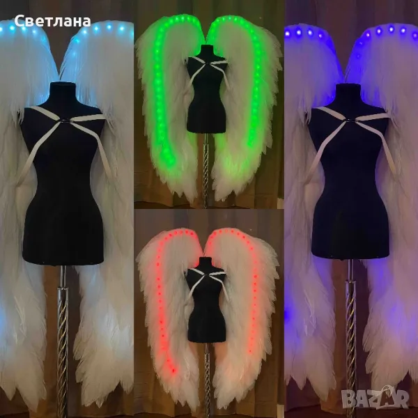 Светещи ангелски крила за носене, снимка 1