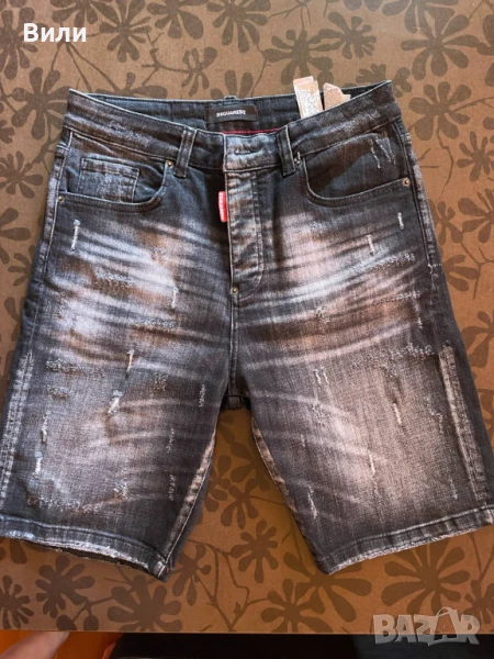 Нови къси  дънкови гащи DSQUARED2, снимка 1