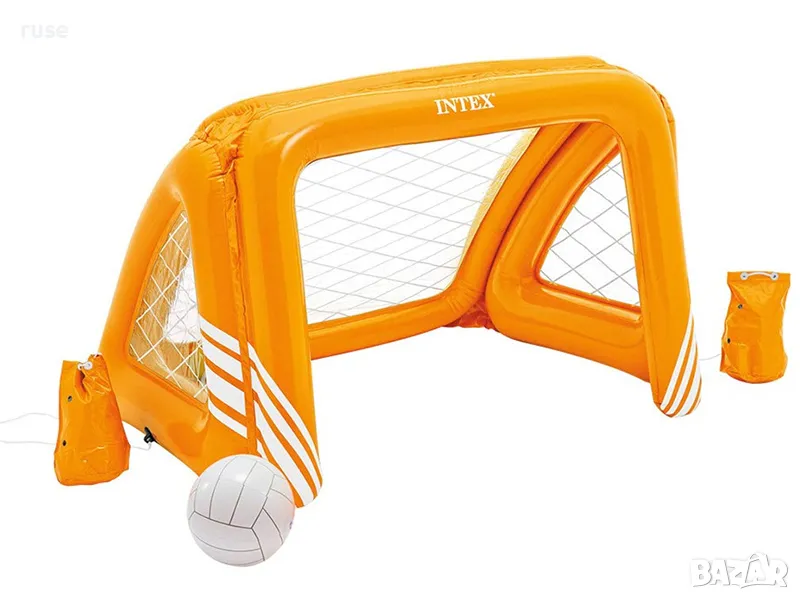 НОВИ! Надуваема врата INTEX Fun Goals Game 140х89х81см с топка, снимка 1