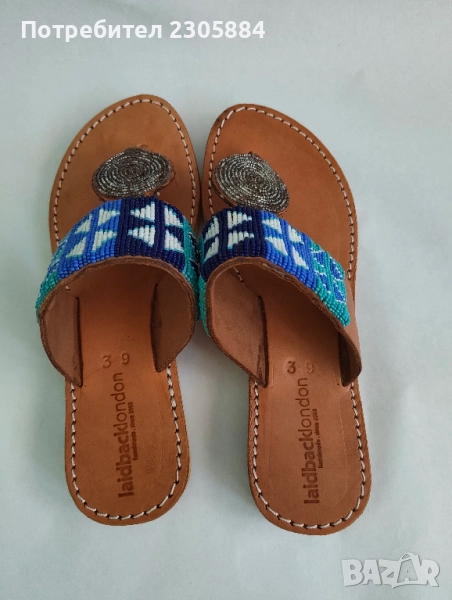 Laidback London  дамски чехли Ръчна изработка. , снимка 1