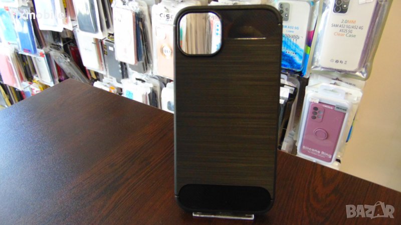 Apple iPhone 15 Plus карбон силиконов гръб / кейс, снимка 1