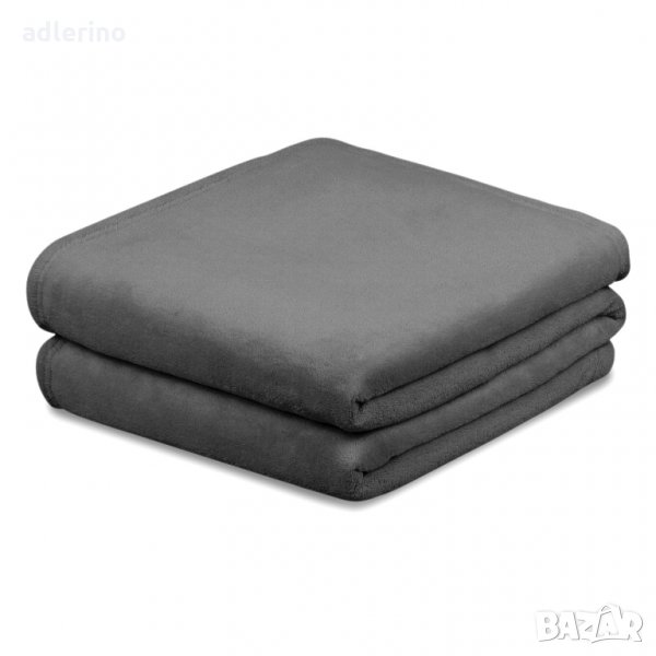 Меко одеяло, мека завивка, 150х200, тъмно сиво цвят, одеялце за гушкане, снимка 1