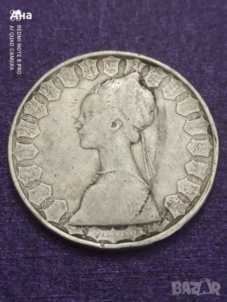 500 лири 1959 година сребро Италия

, снимка 1